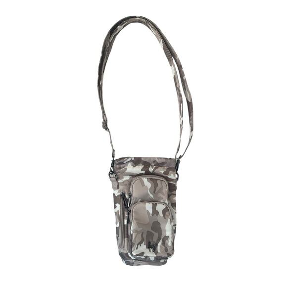 Lug Insulated Crossbody Water Bottle Bag Huggie SE Camo Taupe Keep Hot or Cold - Picture 1 of 11